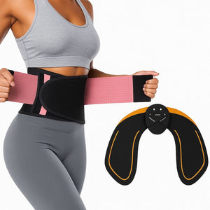 Cinturón Efecto Sauna + Estimulador Muscular EMS para Glúteos GRÁTIS!