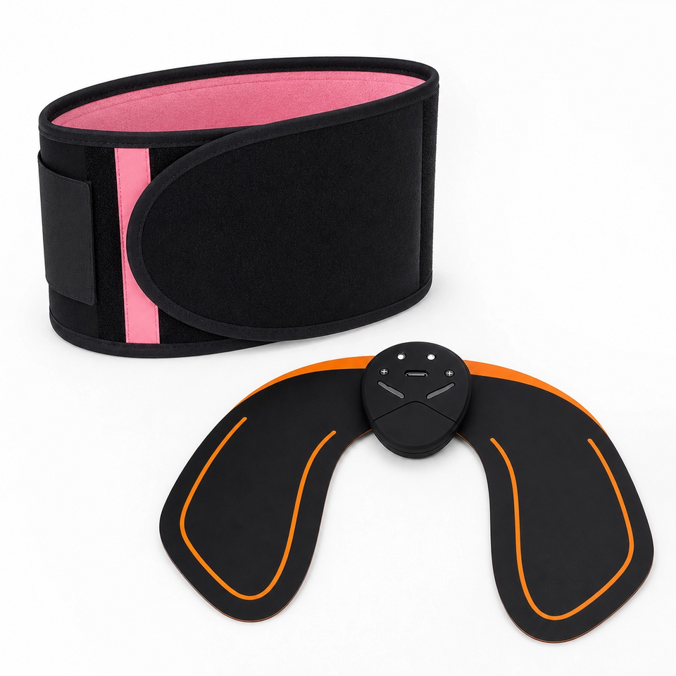 Cinturón Efecto Sauna + Estimulador Muscular EMS para Glúteos GRÁTIS!