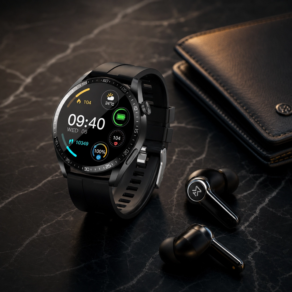 Smartwatch Deportivo Inteligente con Monitor de Salud