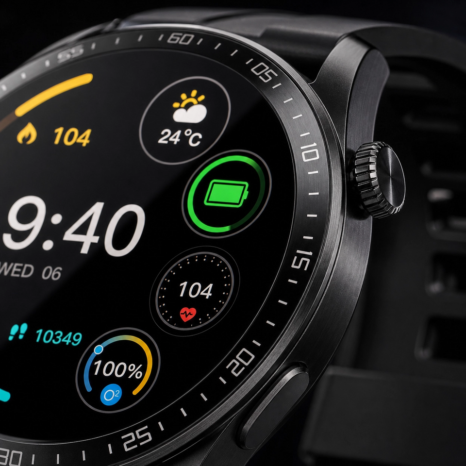 Smartwatch Deportivo Inteligente con Monitor de Salud